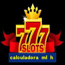 calculadora ml h para mcg kg min